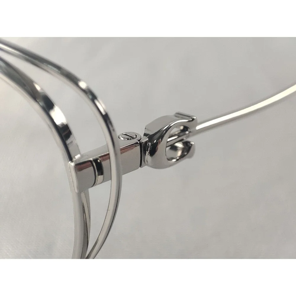 Coach HC 5095 9001 Silver Eyeglasses Frames 54-18-140 Cat Eye Women NIB‎